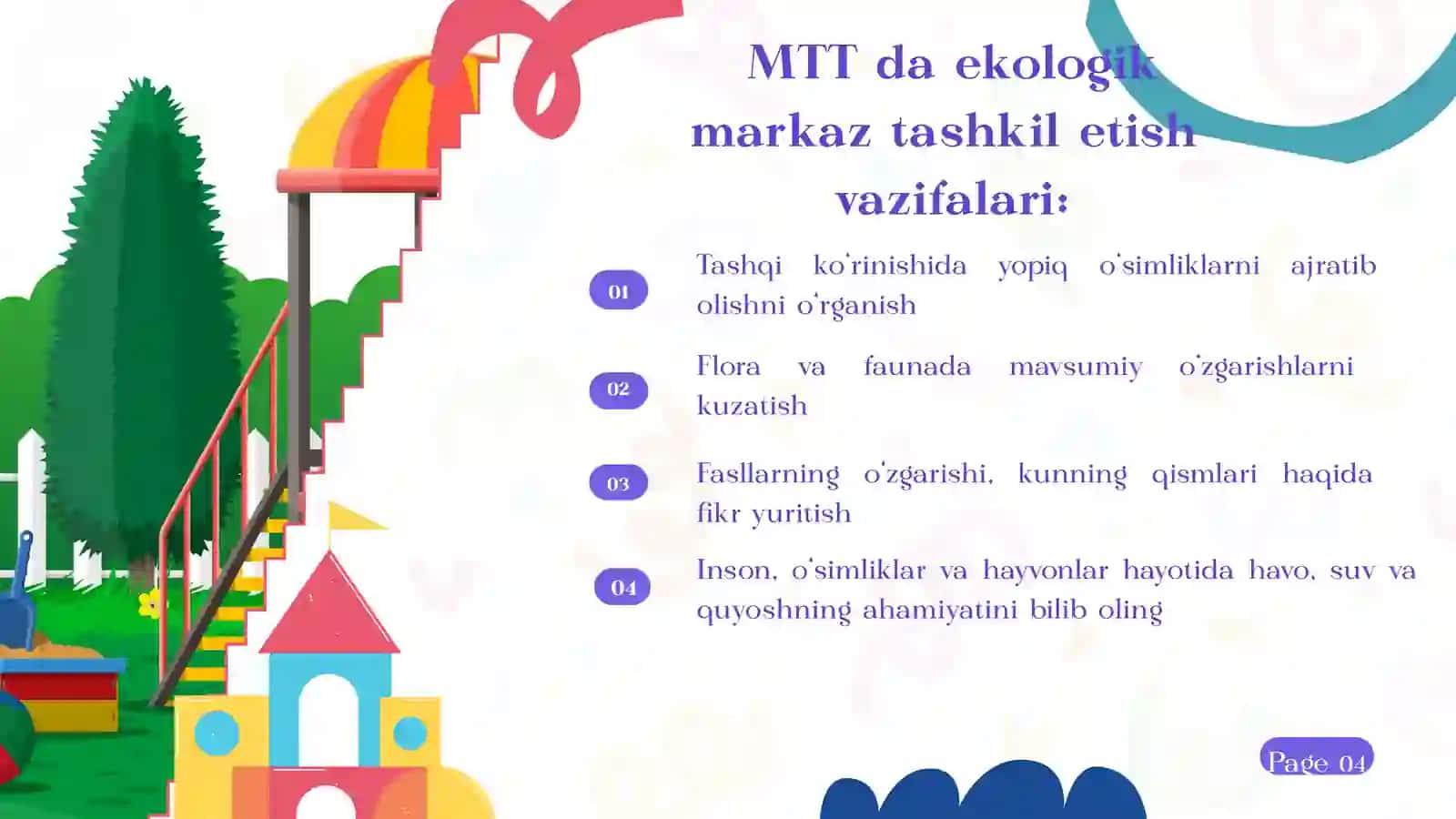 Maktabgacha TA’LIM TASHKILOTLARIDA TABIAT BURCHAGINI TASHKIL QILISH 4