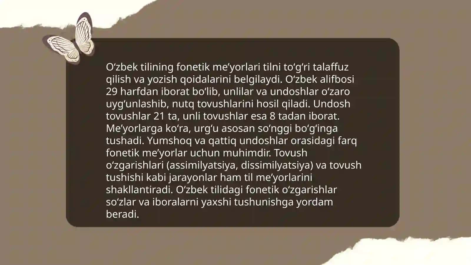 O'zbek tilining adabiy me'yorlari 4