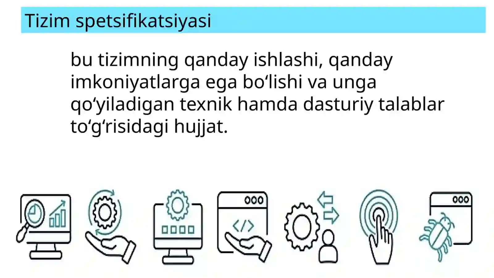 Yangi  tizim  uchun  texnik  va  dasturiy  ta’minot 4