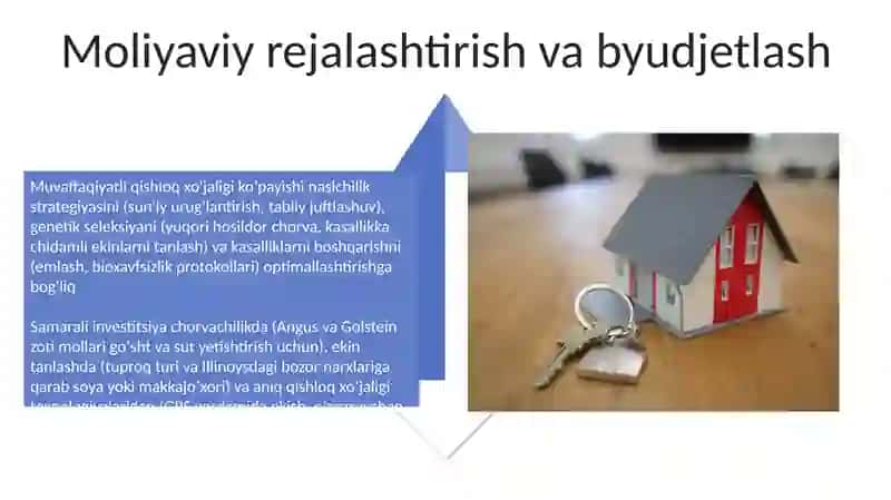 Qishloq xo’jaligidagi takror ishlab chiqarishda investittsiyadan samarali foydalanish 4