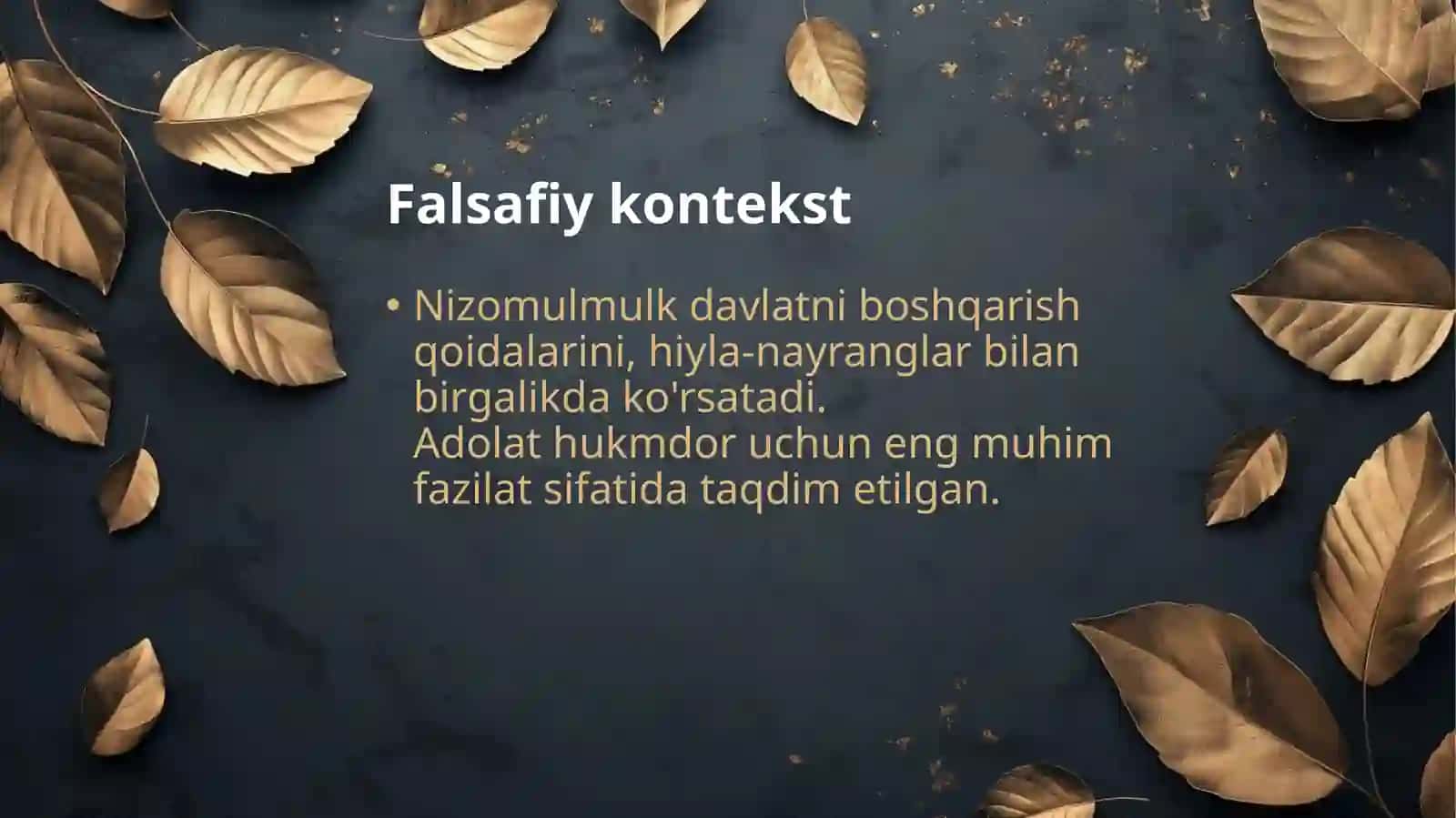Nizomulmulkning Siyosatnoma asarining falsafiy tahlili 4