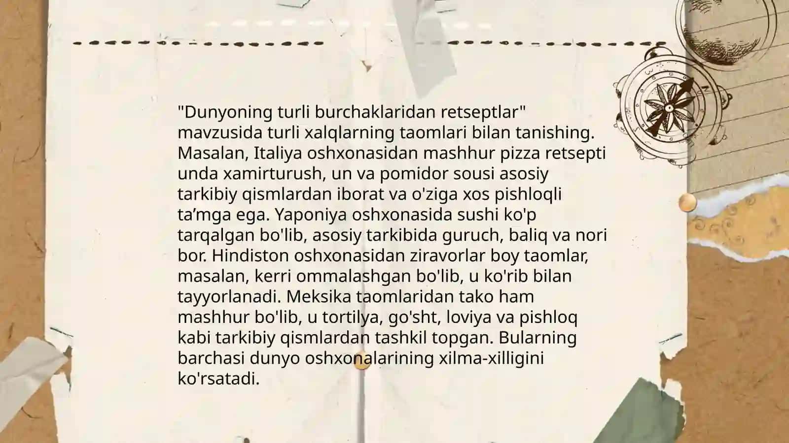 Retsept tarixi 4
