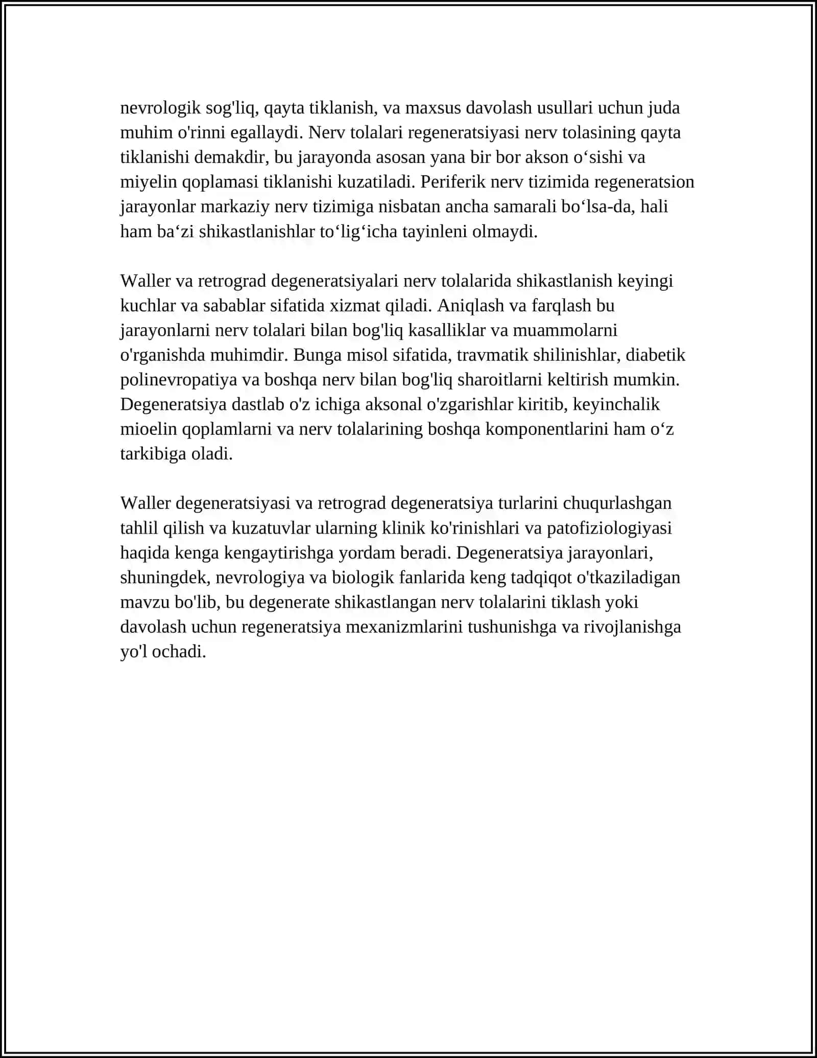 NERV TOLALARI DEGENERATSIYASI VA REGENERATSIYASI 4