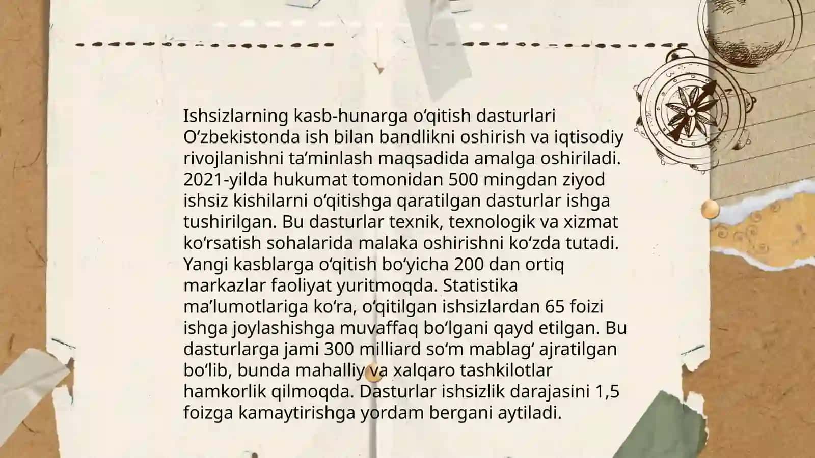O'zbekistonda ishchi kuchi ta'minoti va talabining muvozanati 4