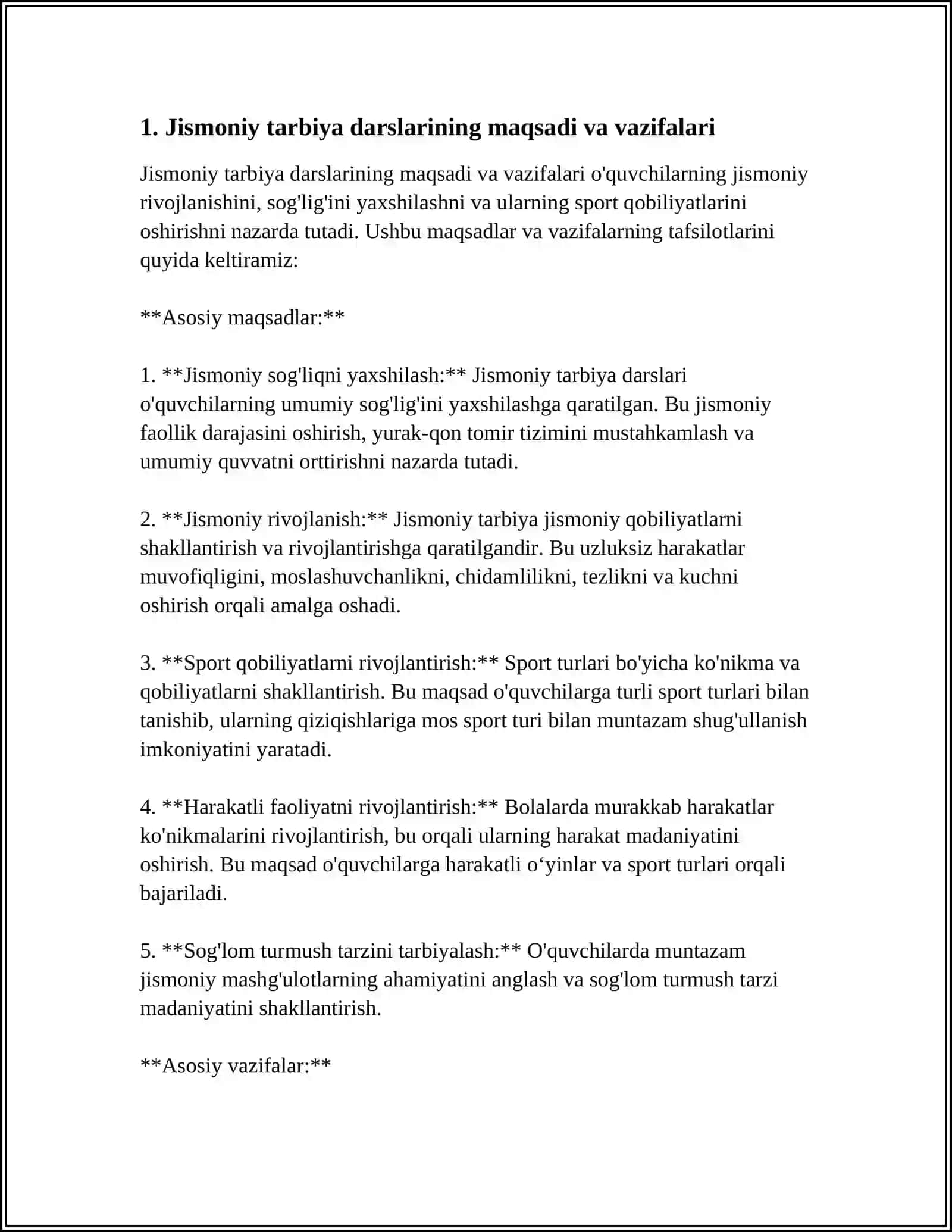 JISMONIY TARBIYANING UMUMTALIM MAKTABLARDAGI RO'LI 4