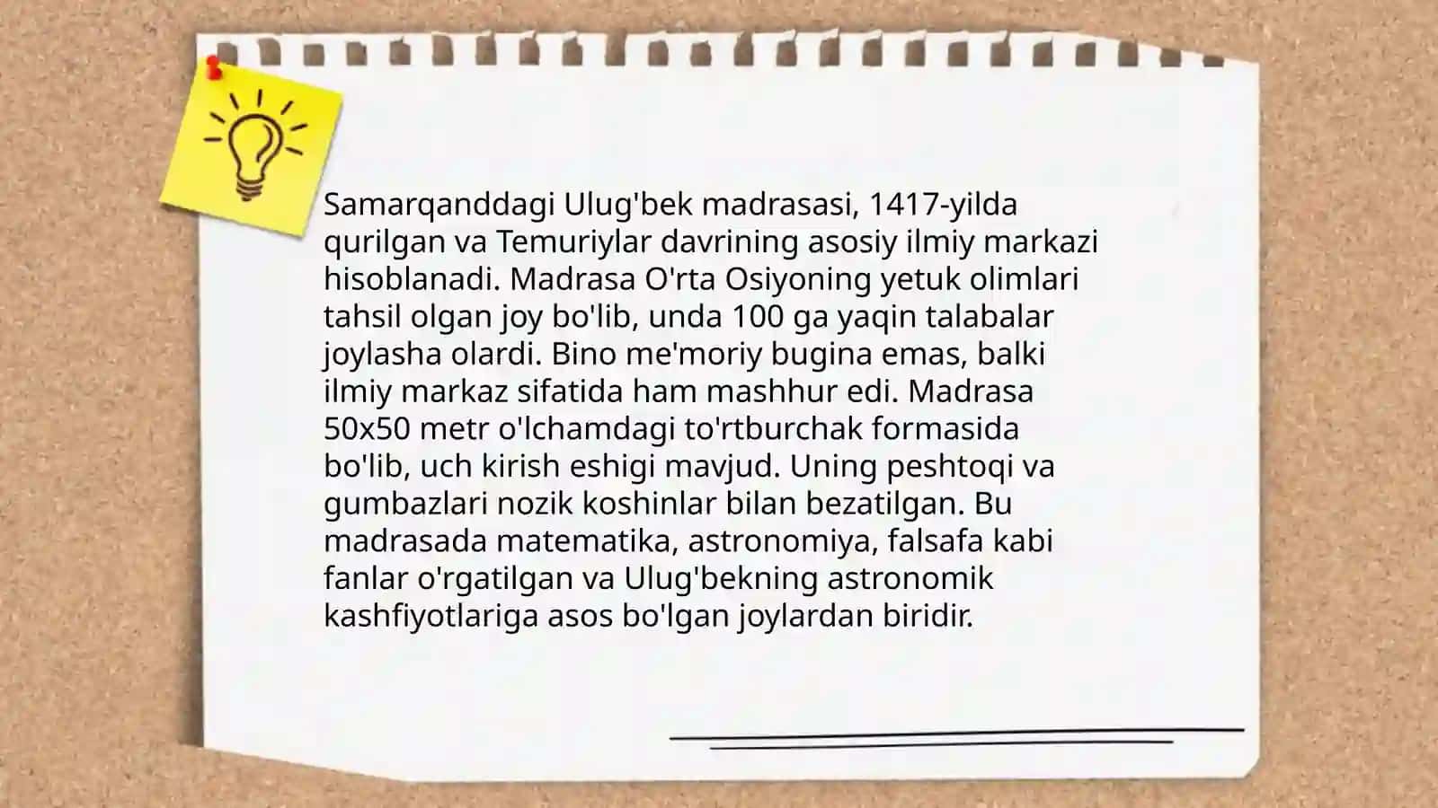 Mirzo Ulug'bek 4