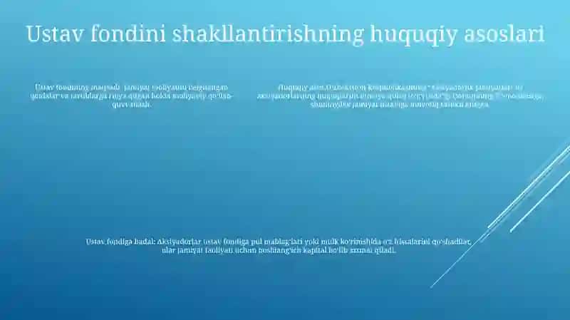 Korxona Ustav Fondini Shakllantirish 4