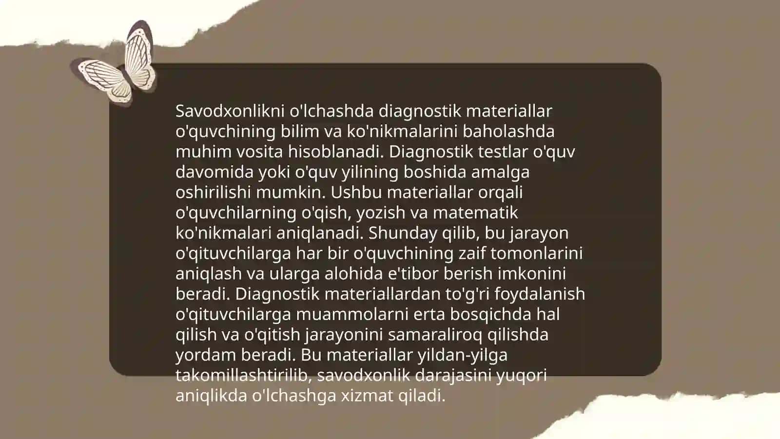 Boshlang'ich sinflarda til savodxonlik metodikasining tekshirish metodlarini o'tish 4