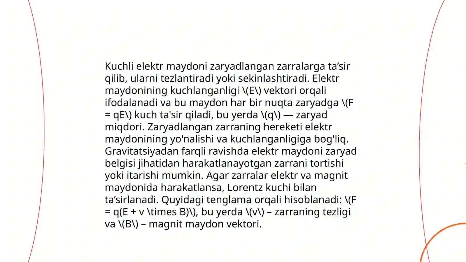 Elektr kuch maydonining ta'rifi 4