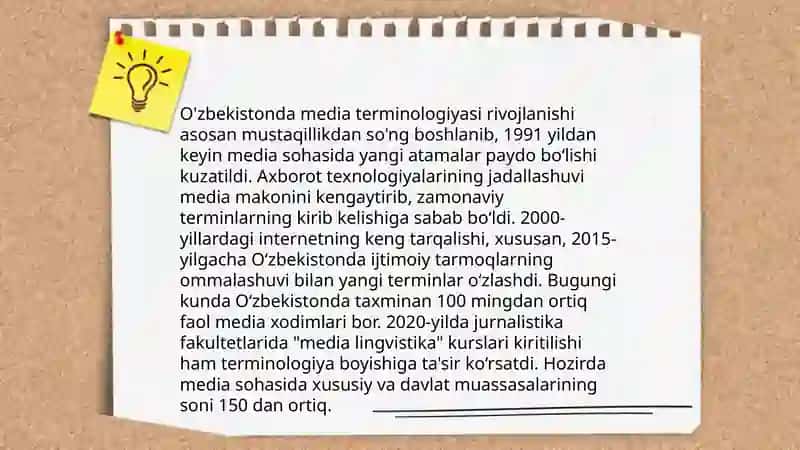 Media tushunchasi va media atamasini kelib chiqishi 4