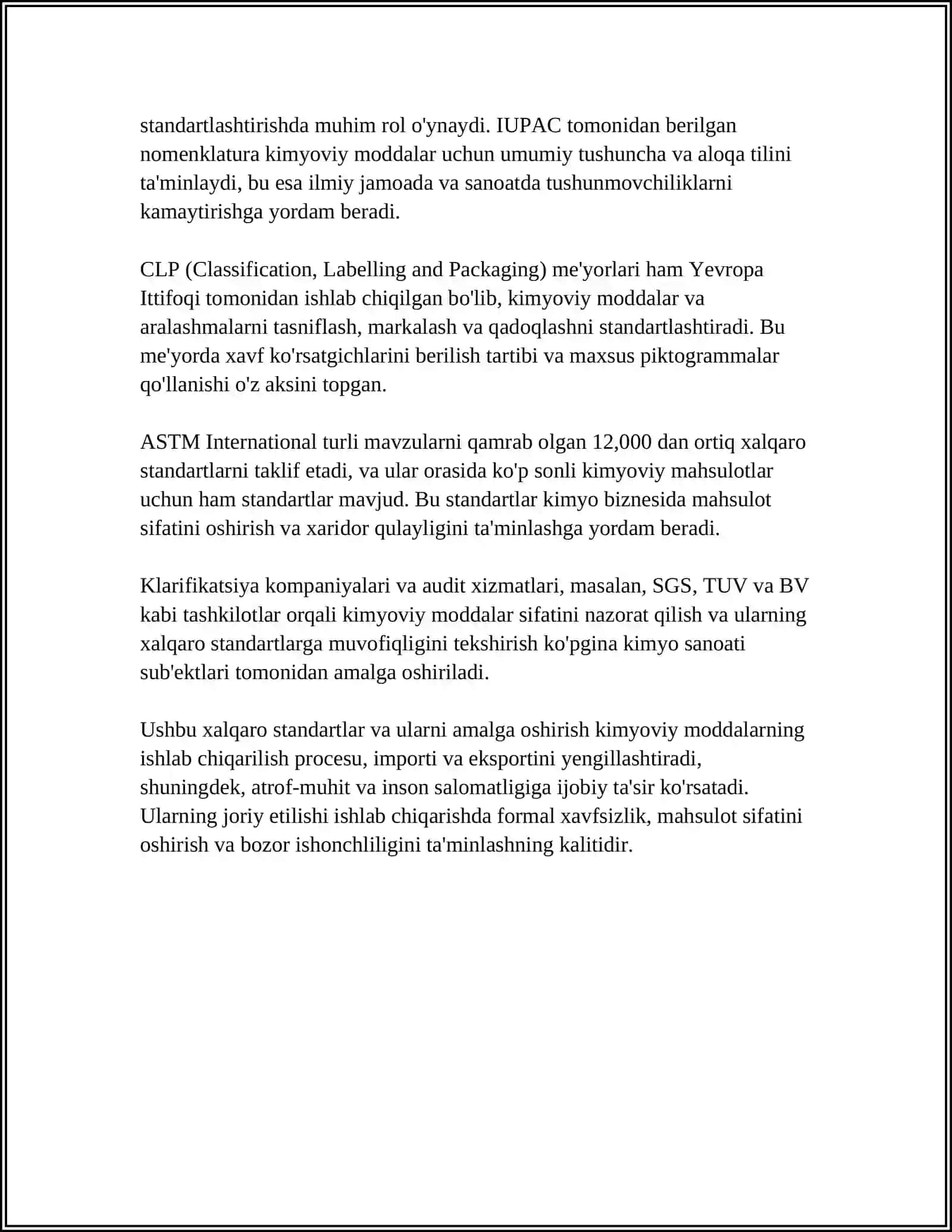KIMYOVIY IPLARNING SIFATINI BELGILOVCHI STANDARTLAR 4