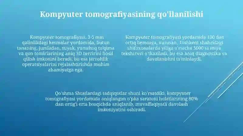 Kompyuter tomografiyasi va uni ishlashni fizik asoslari 4