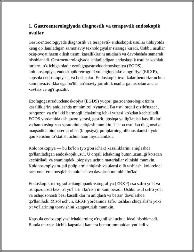 TIBBIYOTDA ENDOSKOPIK USULLARNING QOʻLLANILISHI 4