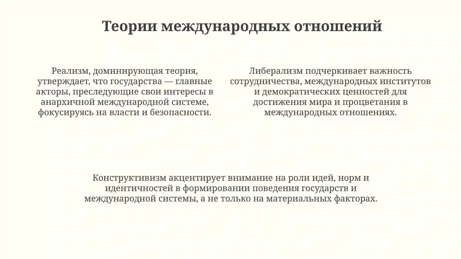 Международные отношения 4