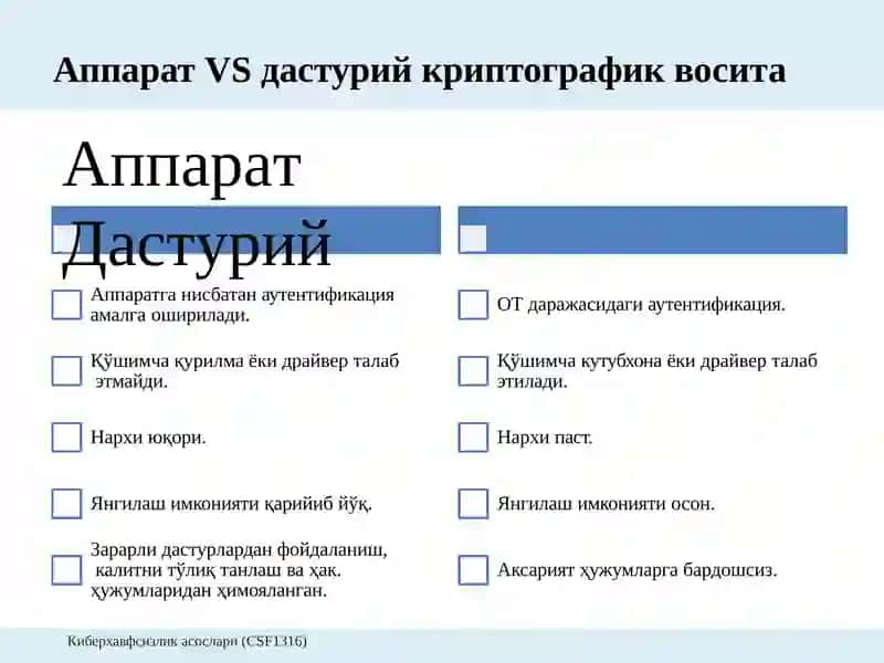10-Маъруза:Дискни ва файлни шифрлаш.Маълумотни хавфсиз ўчириш 4
