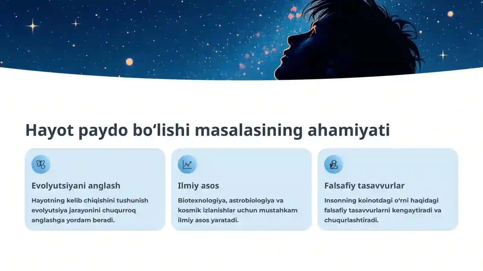 Yerdagi hayotning paydo bo‘lishi: asosiy farazlar 4