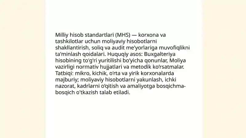 Buxgalteriya hisobining me'yoriy hujjatlari 4
