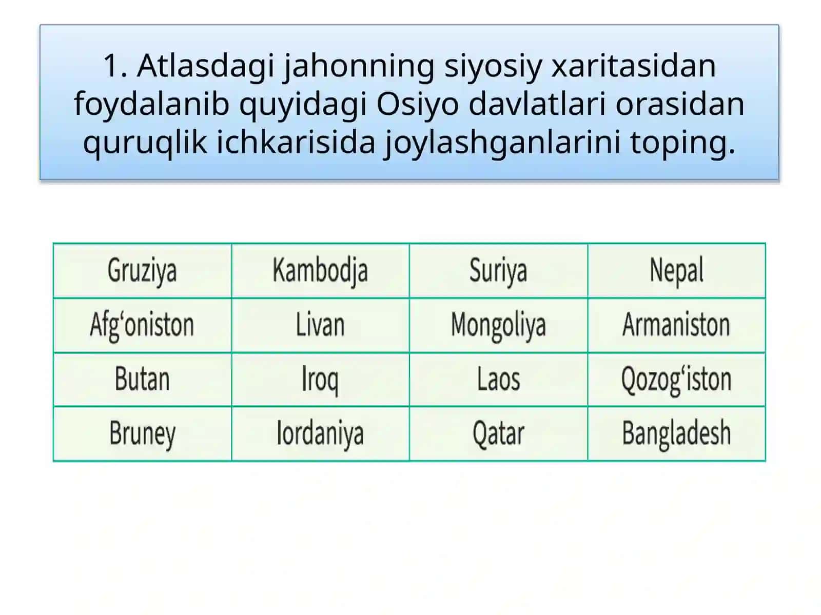 “Adashtirdim, toping-chi?”o‘yini 4