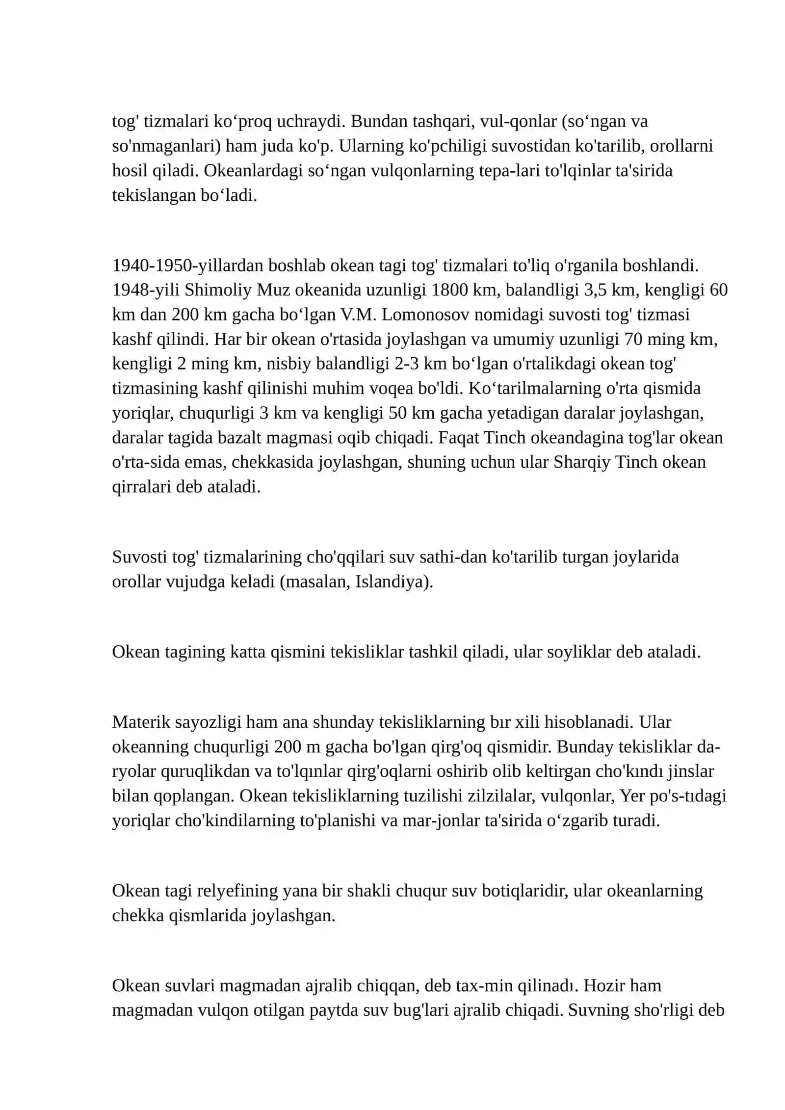 Dunyo okeani va uning tarkibiy qismlari 4