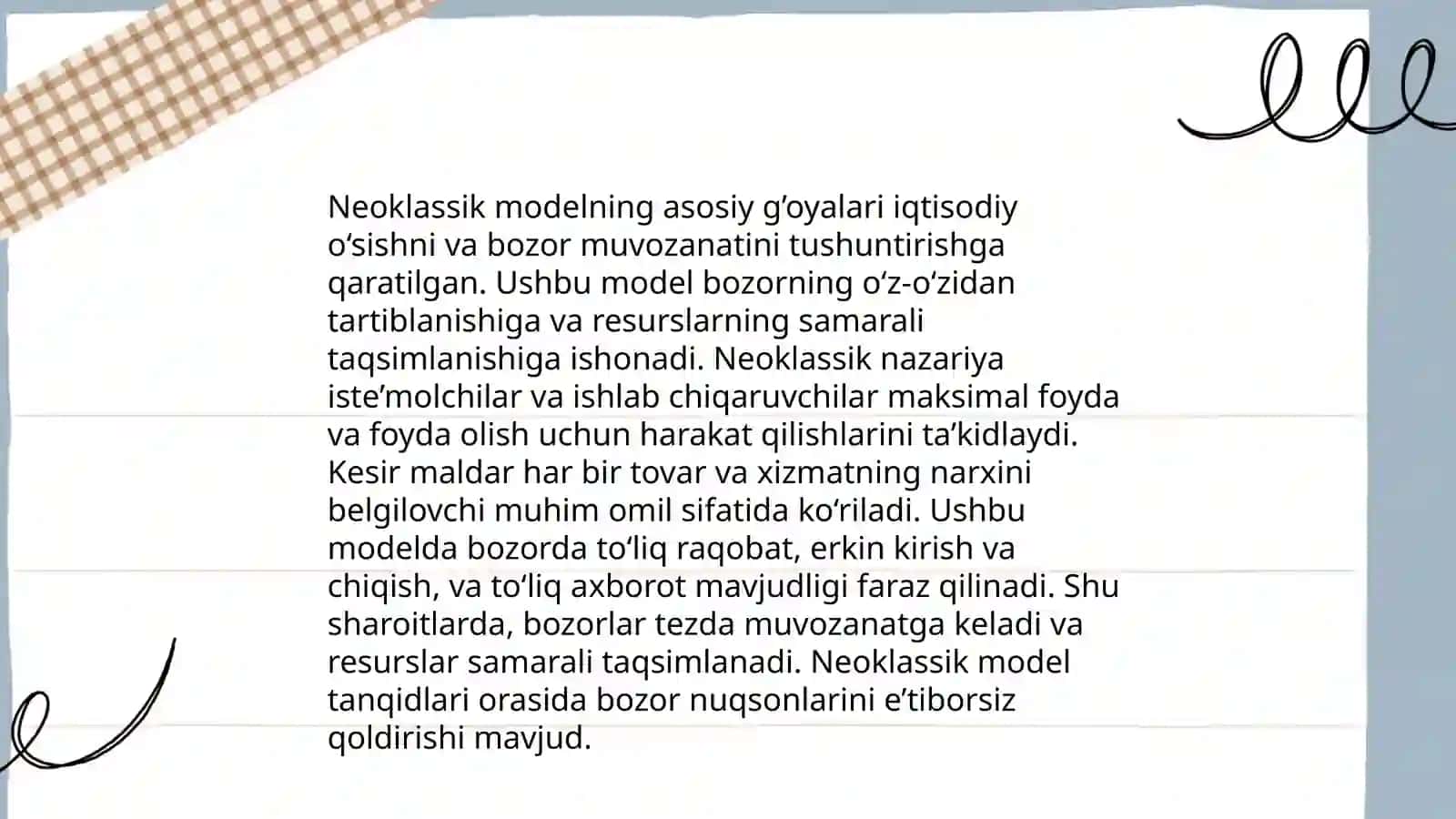 Neoklassik iqtisodiy maktabining shakllanishi 4