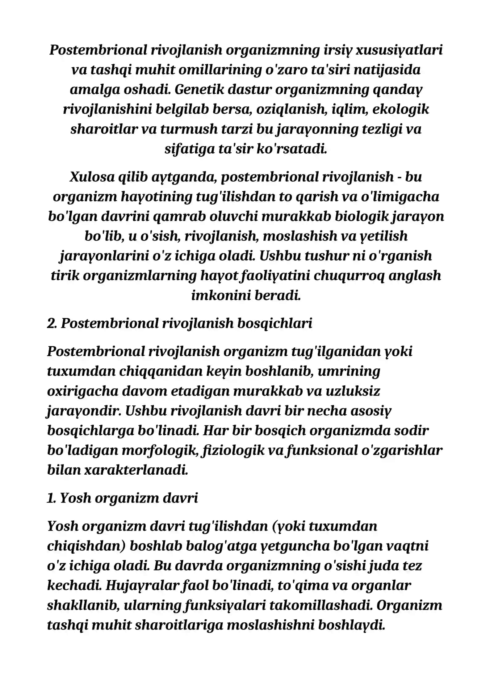 Tibbiy biologiya va ummumiy genetika fanidan tayyorlagan REFERATI 4