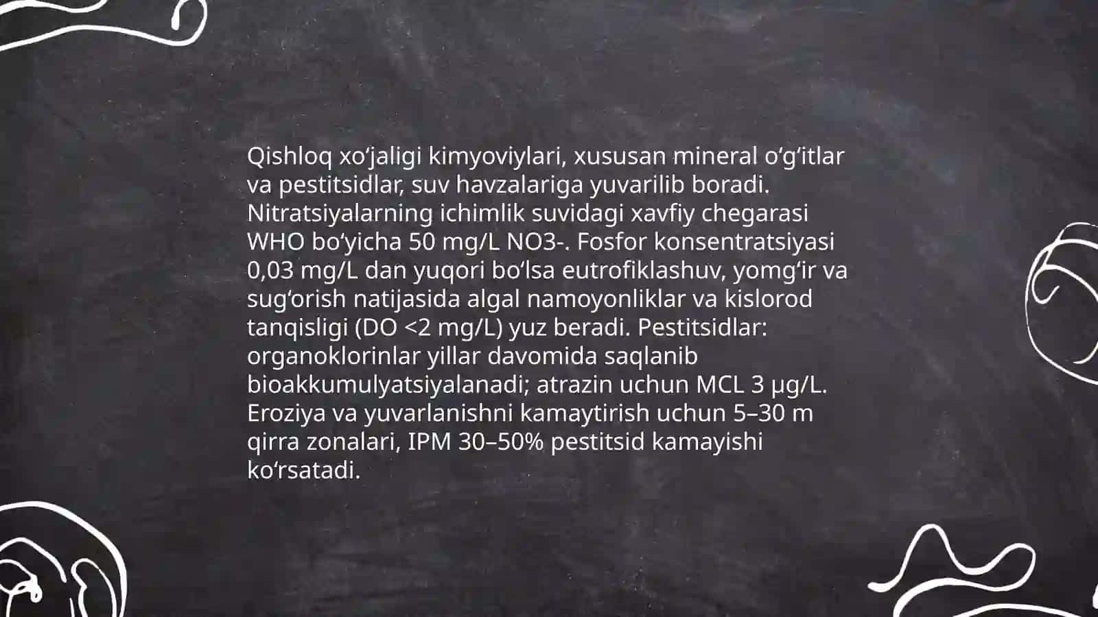Sanoat chiqindilari va suv havzalarining ifloslanishi 4