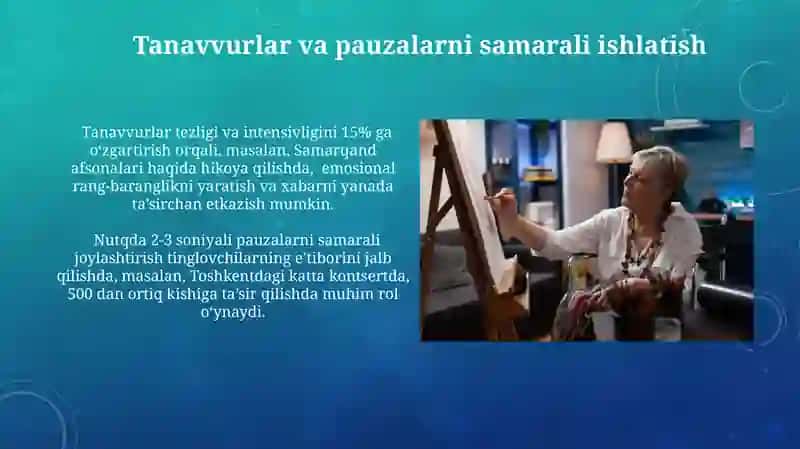 Nutqda badiiy tasvir vositalaridan foydalanish 4