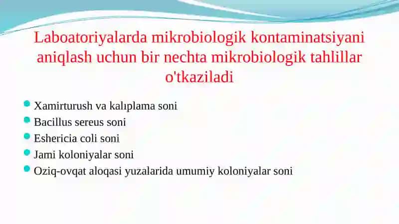Biologikashyoni bakterial kontaminatsiyasini biokimyoviy usulda aniqlash 4