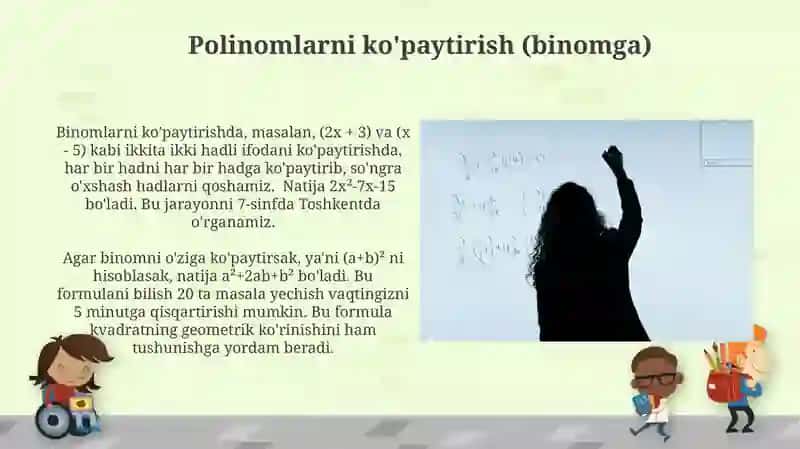 Polinomlar bilan bog'liq misollar 4