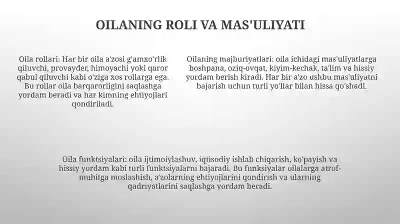Oila Va Uning Funksiyalari 4