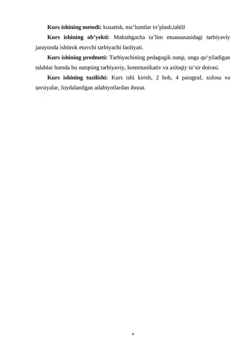 TARBIYACHI NUTQIGA QO'YILADIGAN PEDAGOGIK TALABLAR 4