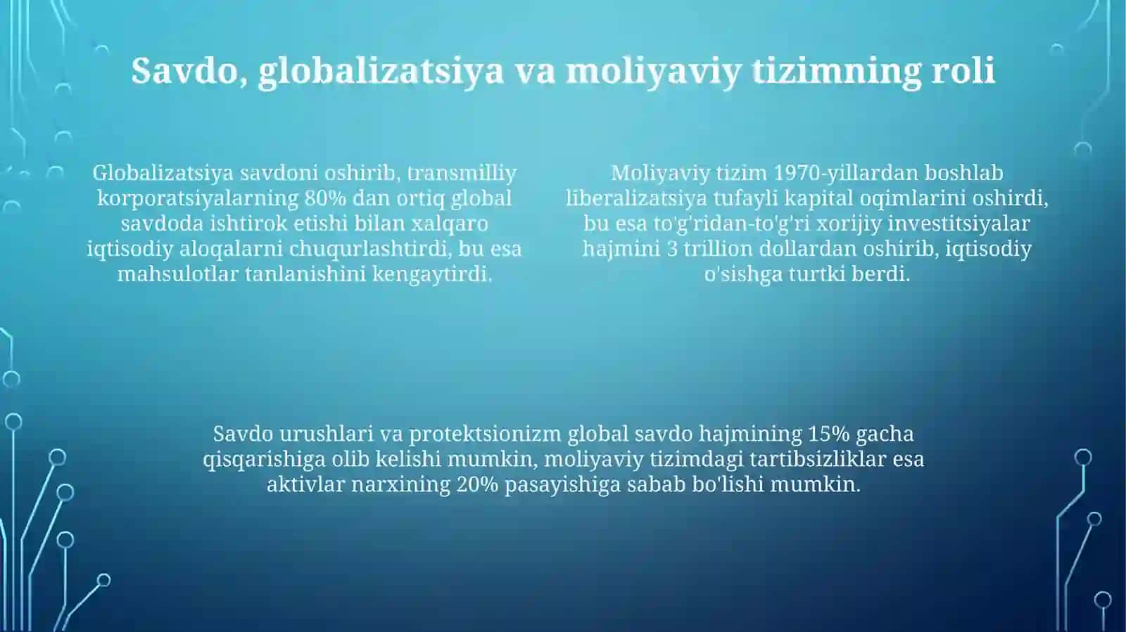 Jahon xojaligi va uning evolyutsiyasi 4