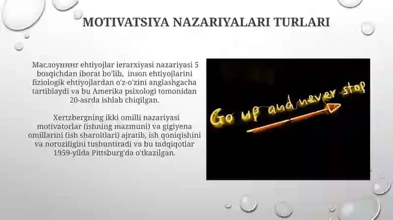 Motivatsiya nazariyasi mohiyati 4