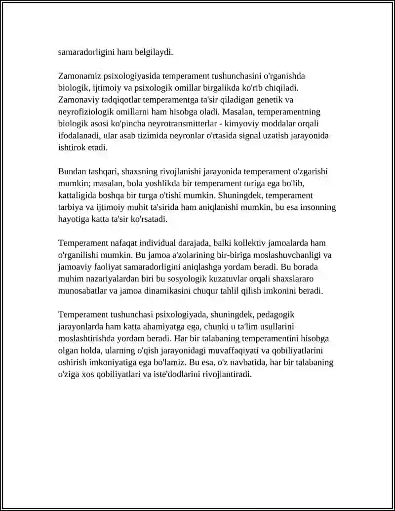 TEMPERAMENT VA UNING NAZARIYALARI 4