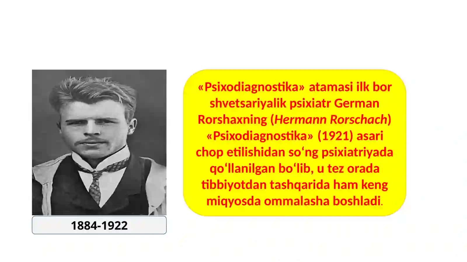 Psixodiagnostika fanining predmeti, maqsad va vazifalari 4
