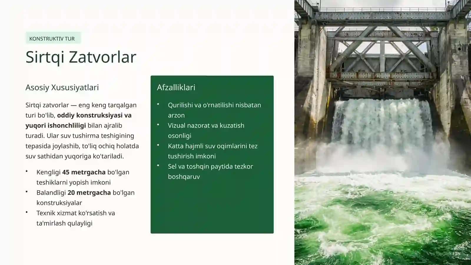 Sektorli Zatvorlarning Tarkibiy Qismlari va Konstruktiv Xususiyatlari 4