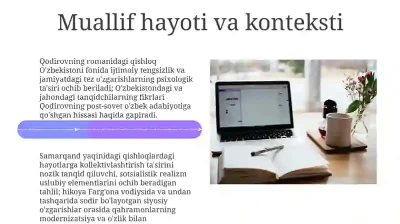 Pirimqul Qo'dirov "Yulduzli tunlar" asari tahlili 4