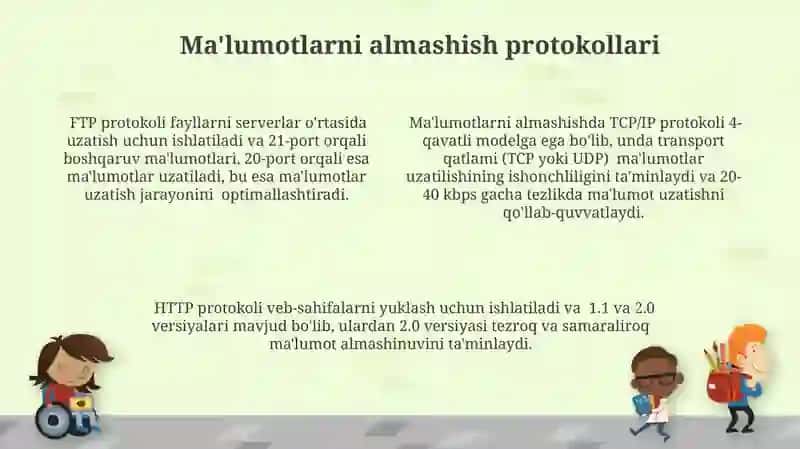 Kompyuterda maʼlumotlar formatlari va interfeyslar 4