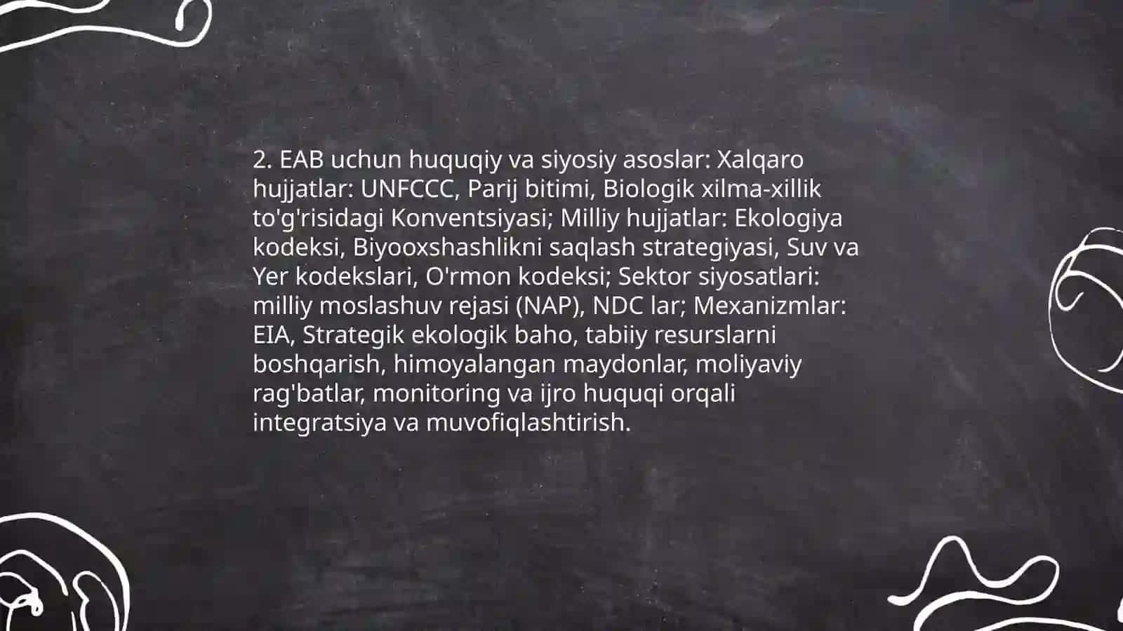 Ekotizimga asoslangan boshqaruvni rejalashtirish 4