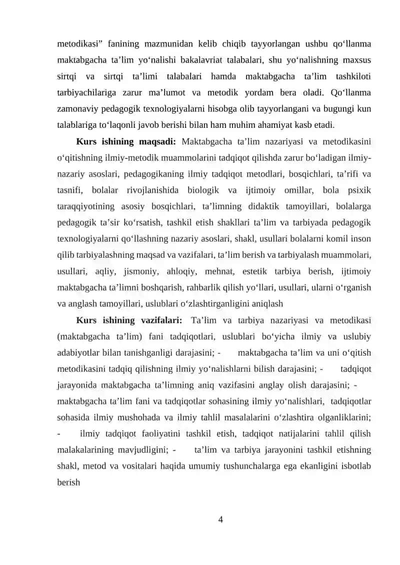 "Ilk yoshdagi bolalarning predmetlar miqdorini idrok qilishning pedagogik- psixologik asoslari" 4