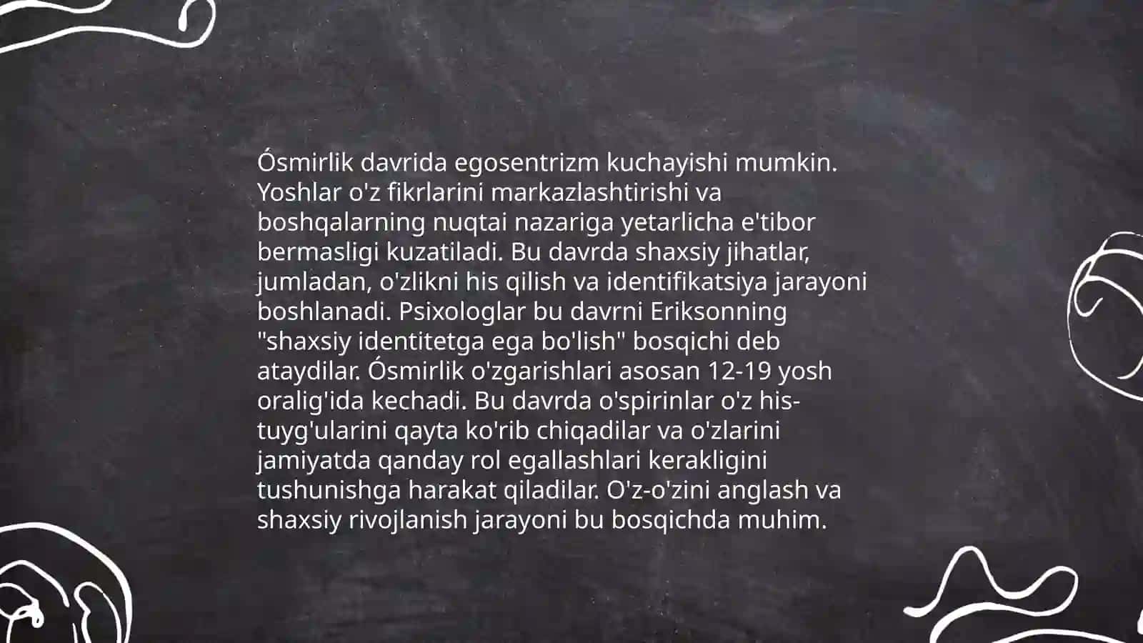 Ósmirlik egosentrizmi 4