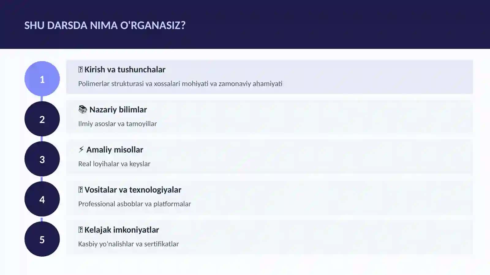 Polimerlar strukturasi va xossalari 4