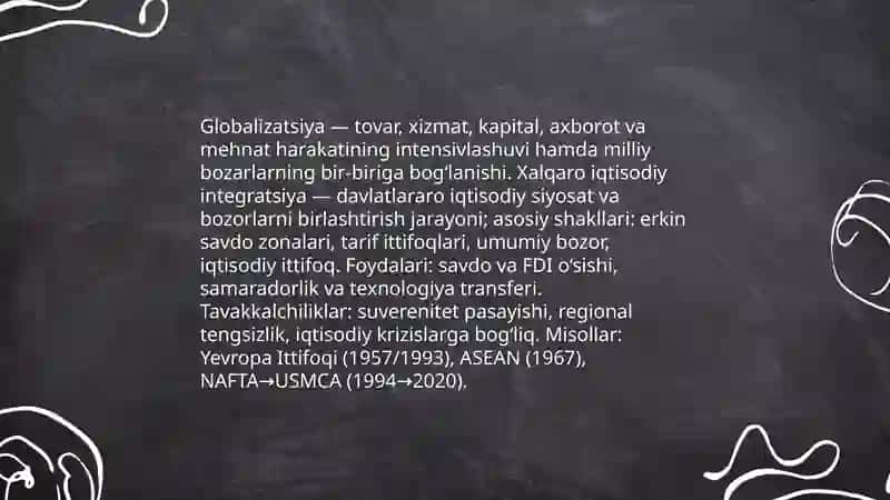Xalqaro iqtisodiyot va xalqaro iqtisodiy munosabatlar 4