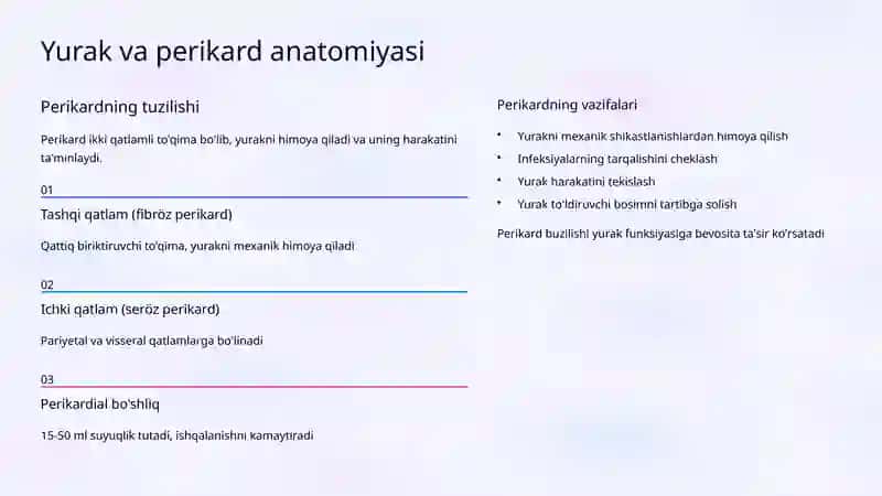 O'tkir Perikardit va Miokardit Propedevtikasi 4