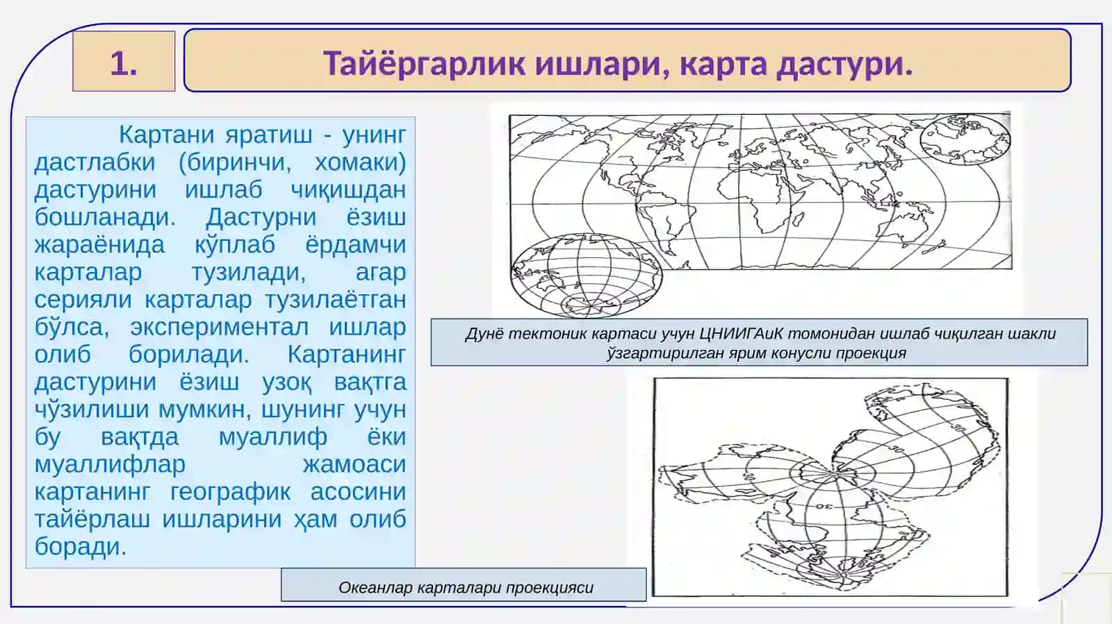 КАРТАЛАРНИ ЛОЙИҲАЛАШ ВА ТУЗИШ 4