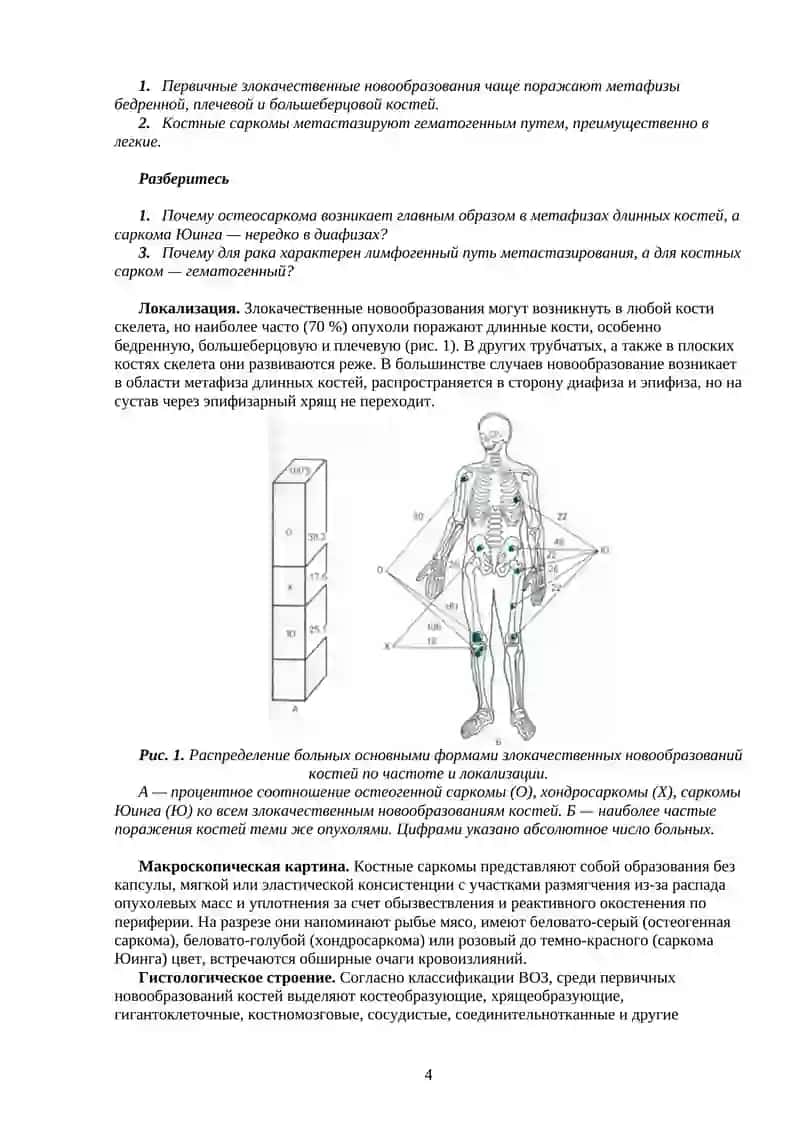 Злокачественные новообразования костей 4