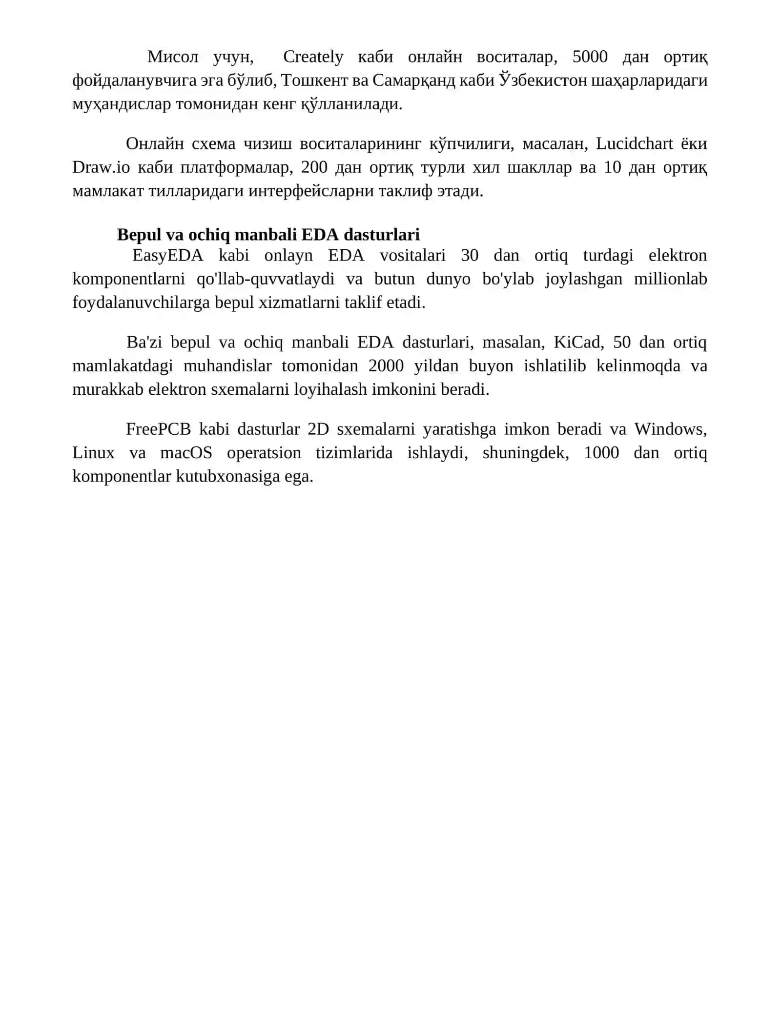 Elektron dizayn avtomatlashtirish (EDA) dasturlari 4