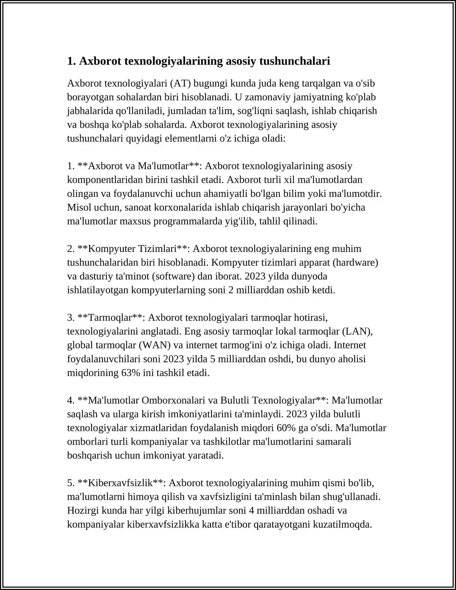AXBOROT TEXNOLOGIYALARING DASTURIY VOSITALARI 4