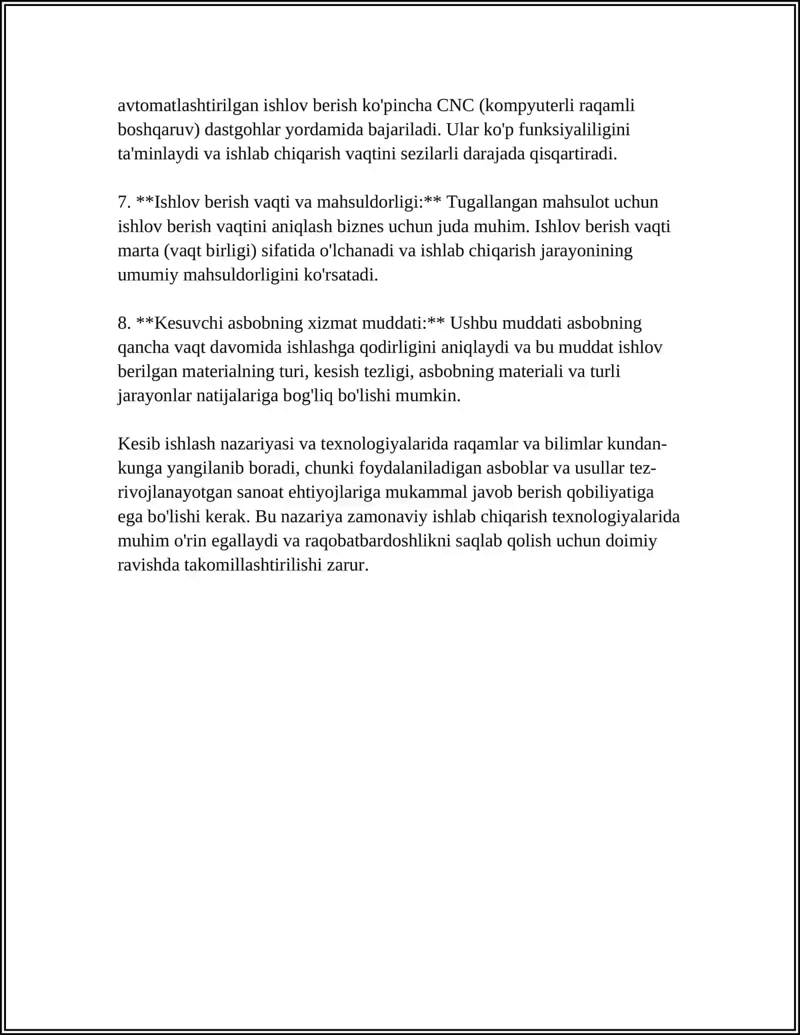 KONSTRUKSION MATERIALLARNI KESIB ISHLASH 4