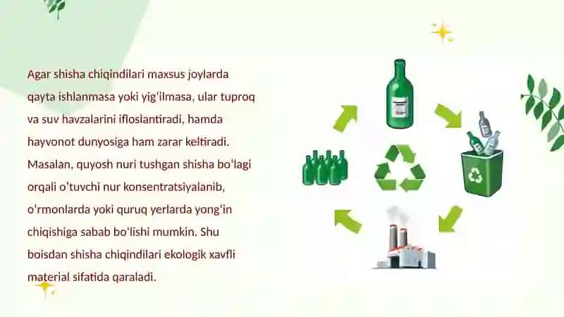 Shisha chiqindilarini qayta ishlash texnologiyalari 4